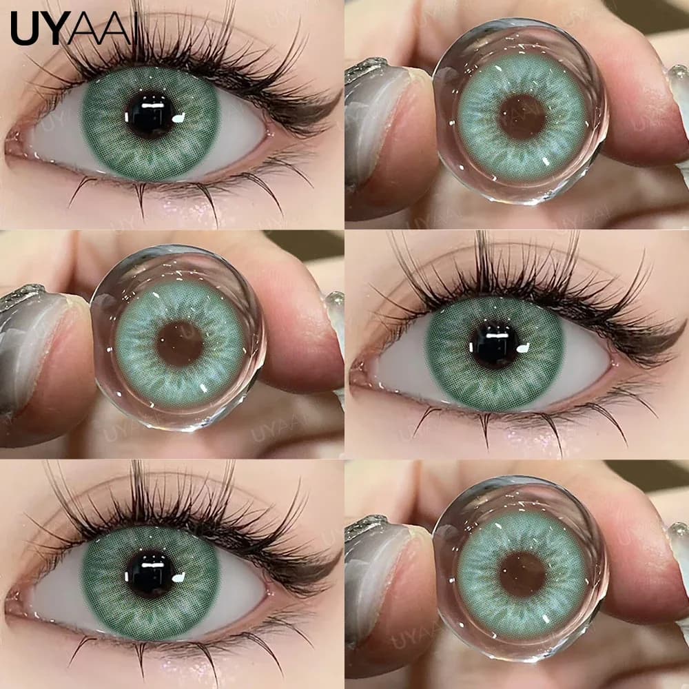 Lentilles de contact colorées UYAAI - Siri Green & Pattaya Green slide 15