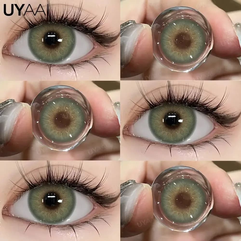 Lentilles de contact colorées UYAAI - Siri Green & Pattaya Green slide 18