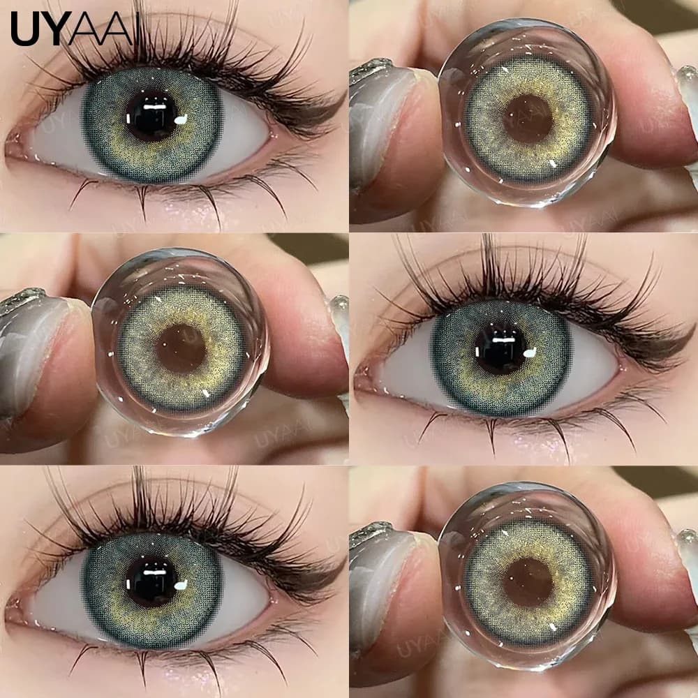 Lentilles de contact colorées UYAAI - Siri Green & Pattaya Green slide 19