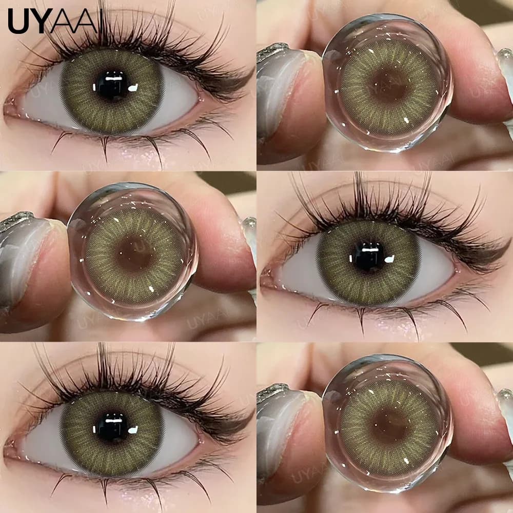 Lentilles de contact colorées UYAAI - Siri Green & Pattaya Green slide 20