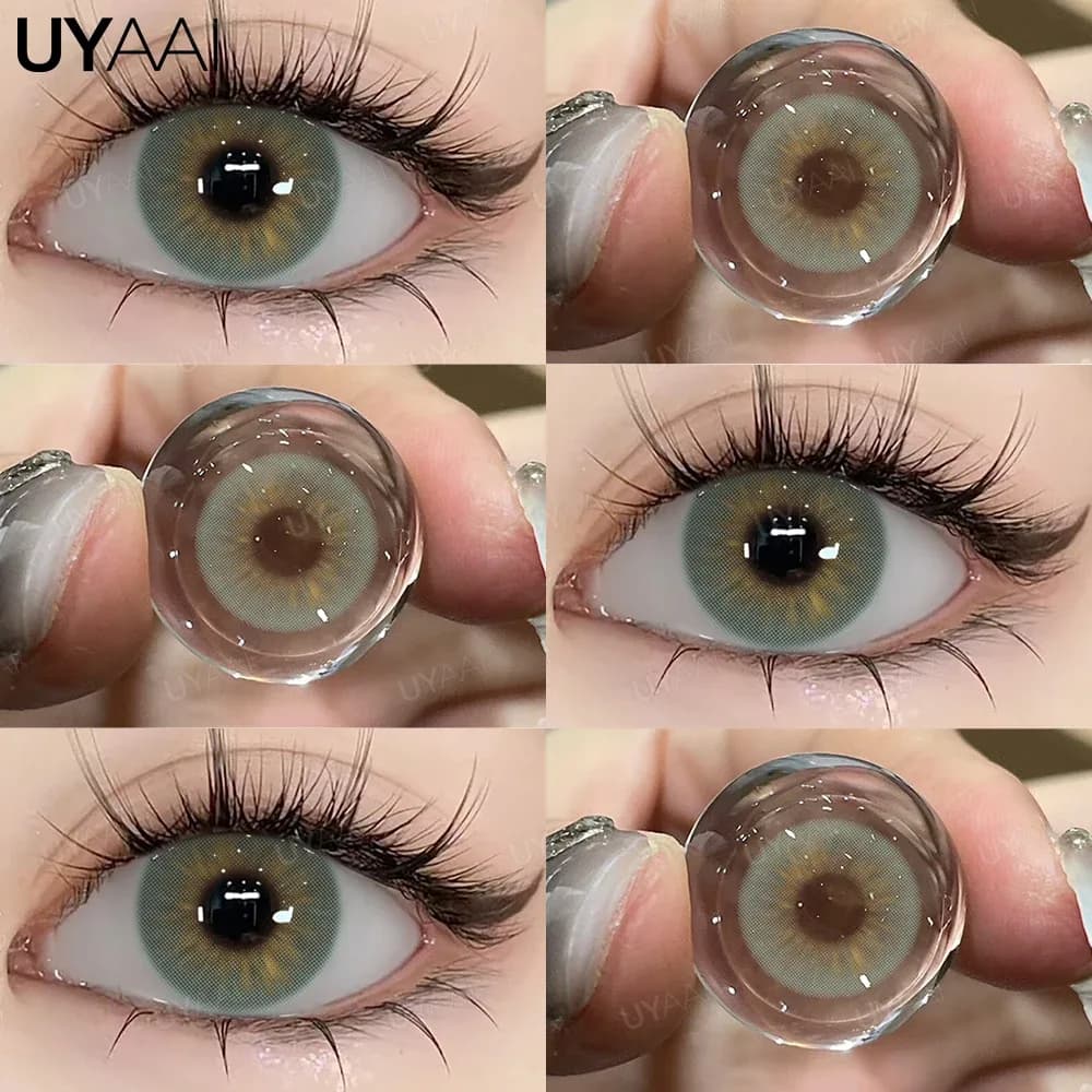 Lentilles de contact colorées UYAAI - Siri Green & Pattaya Green slide 21