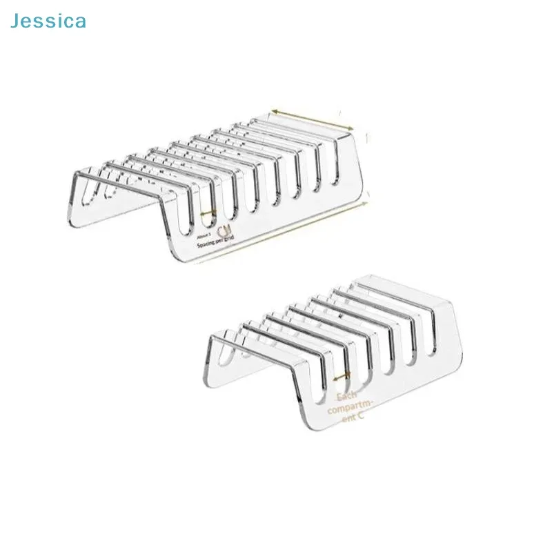 Support multi-emplacements en acrylique pour smartphones et tablettes - Organisateur de bureau slide 5