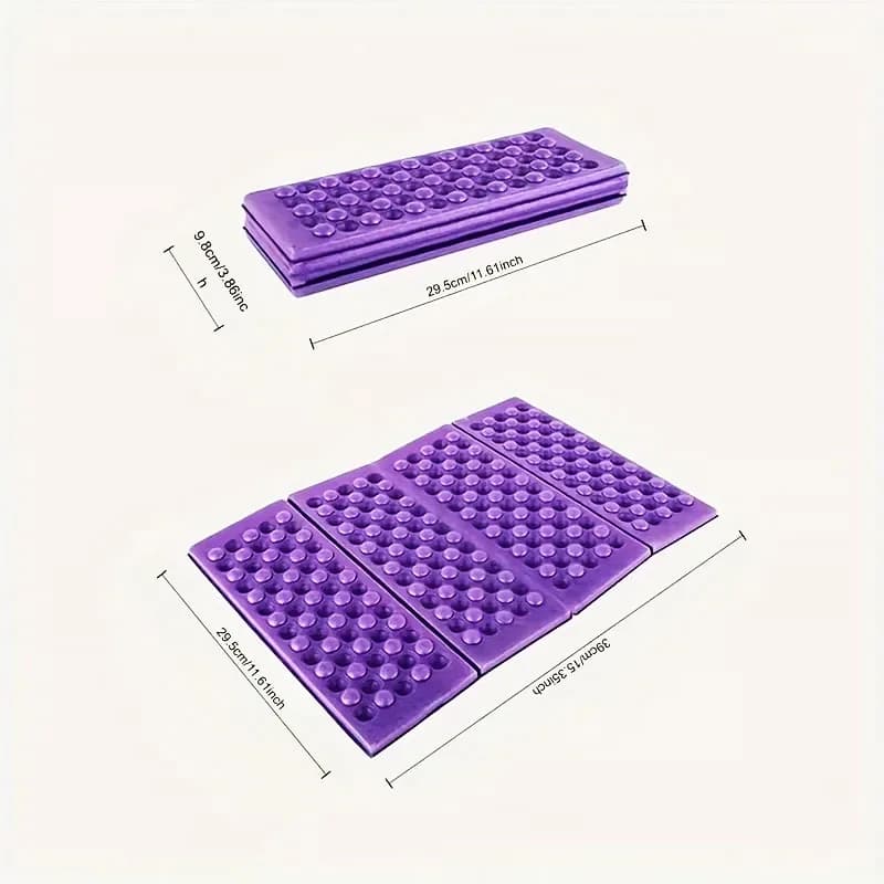 Coussin d'assise pliable en mousse XPE pour camping et extérieur - 385 x 275 x 11 mm slide 6