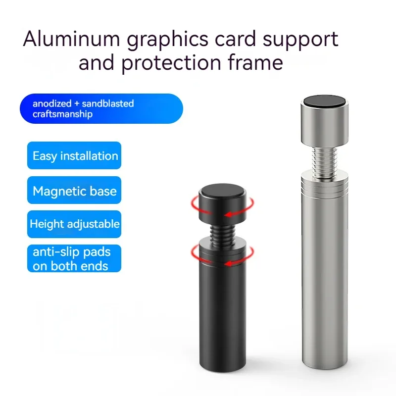 Support de Carte Graphique GPU Universel Réglable, Support VGA Anti-Affaissement pour Boîtier PC ATX/M-ATX/ITX - Image 5