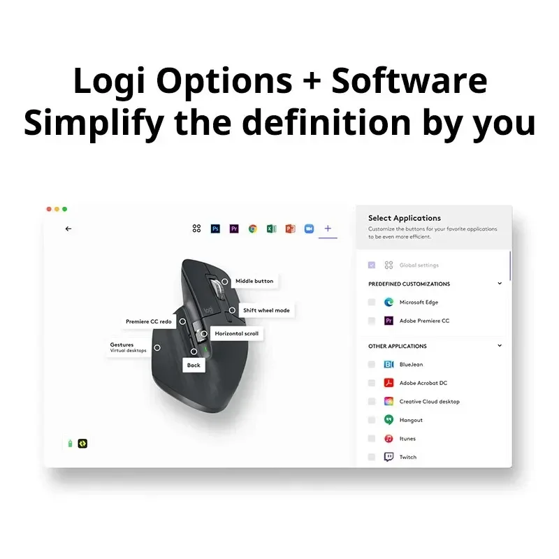 Logitech MX Master 3S - Souris sans fil ergonomique silencieuse - Blanc perle - Image 5