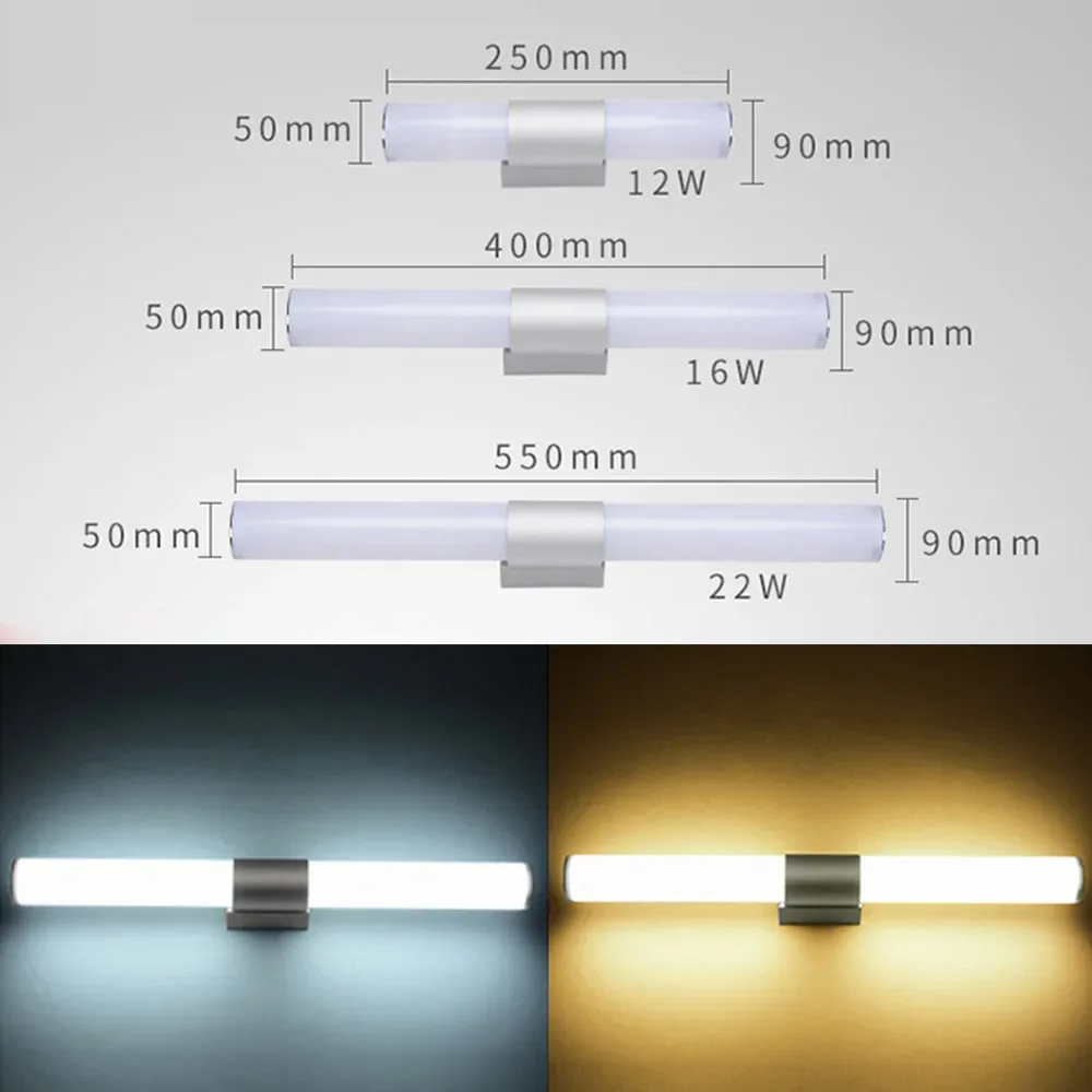 Applique murale LED pour miroir de salle de bain - 12W, 16W, 22W slide 5