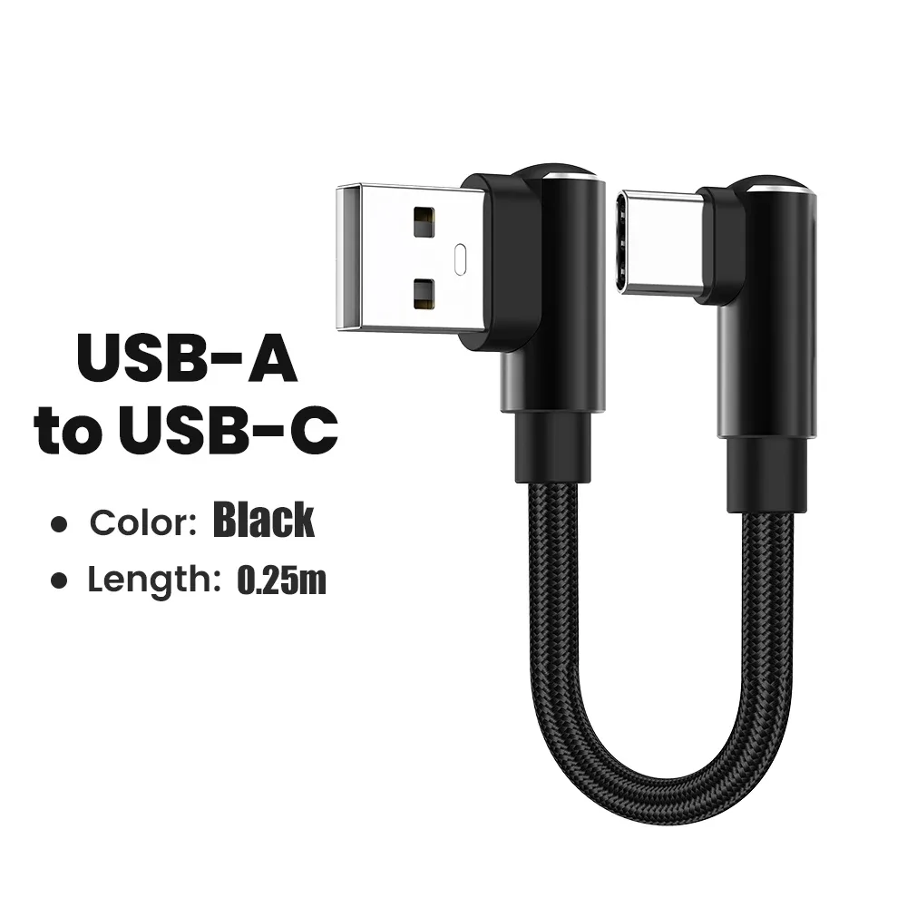Câble USB-C court coudé, charge rapide 66W et transfert de données slide 12