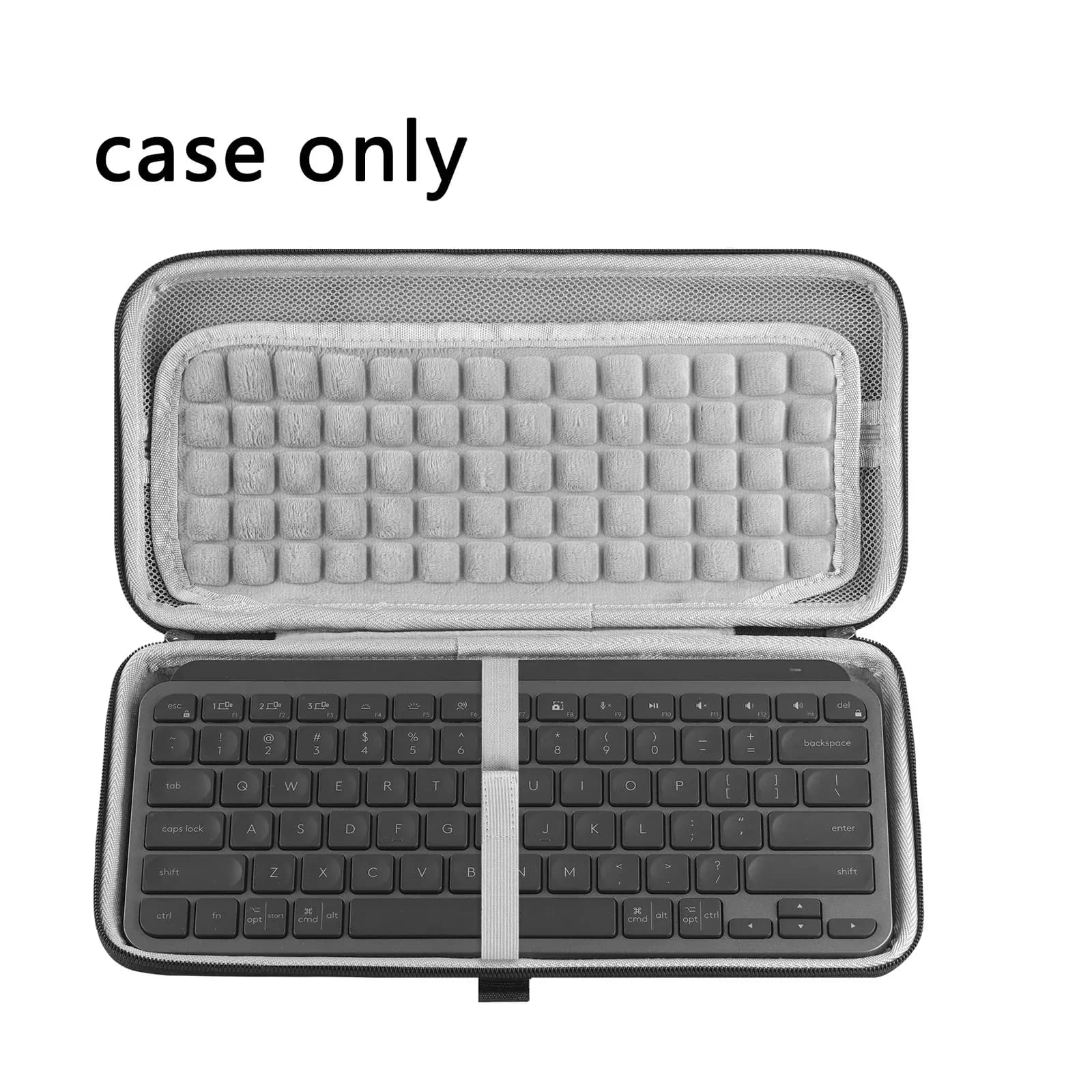 Étui de transport rigide Geekria pour clavier Logitech MX Keys Mini - Image 1