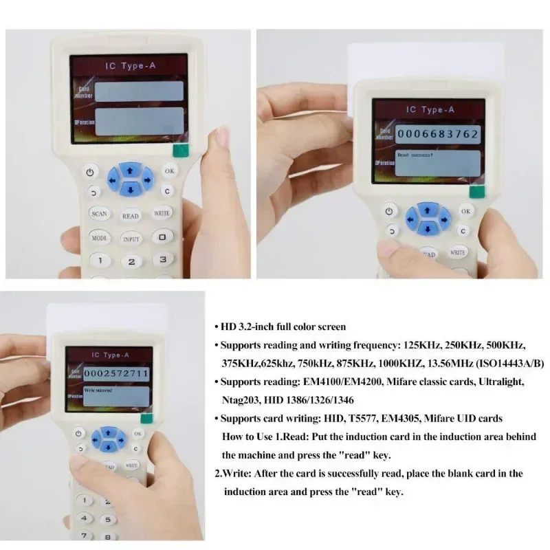 Cartes RFID NFC 13.56 MHz avec UID modifiable (S50 1K) slide 6