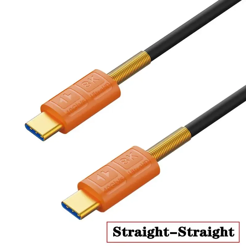 Câble USB4 Type-C vers USB-C en silicone souple - 40 Gbps, PD 240W, Vidéo 8K slide 13