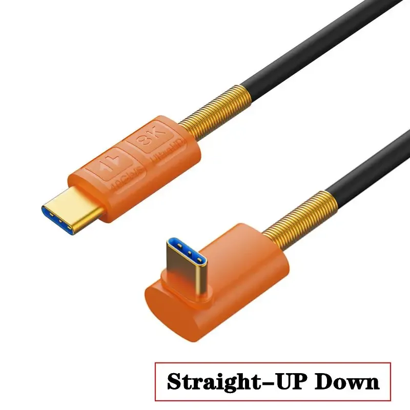 Câble USB4 Type-C vers USB-C en silicone souple - 40 Gbps, PD 240W, Vidéo 8K slide 9