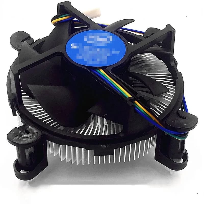 Ventirad CPU en aluminium avec ventilateur 90 mm, connecteur 4 broches, compatible Intel LGA 1150/1155/1156 - Image 1