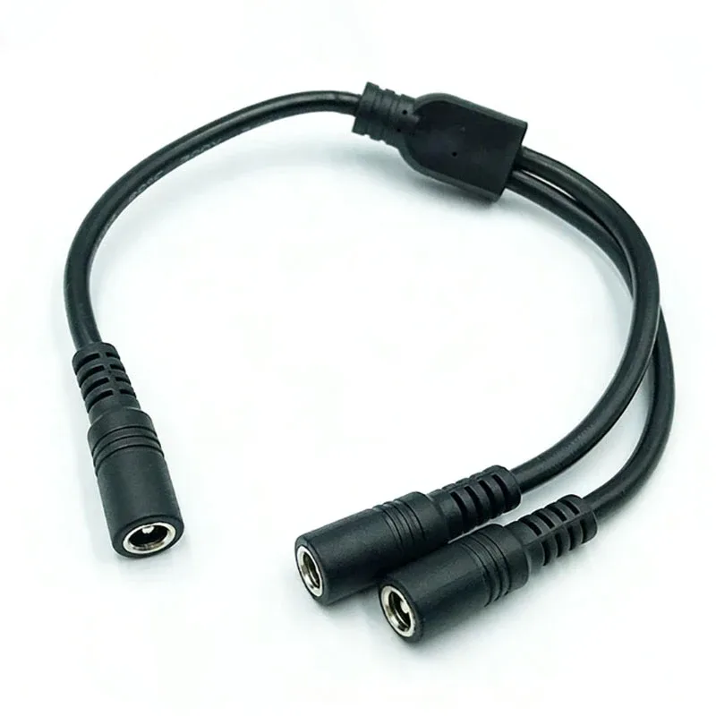 Câble répartiteur d'alimentation DC 5,5 x 2,1 mm (1 femelle vers 2 mâles), 18AWG slide 5