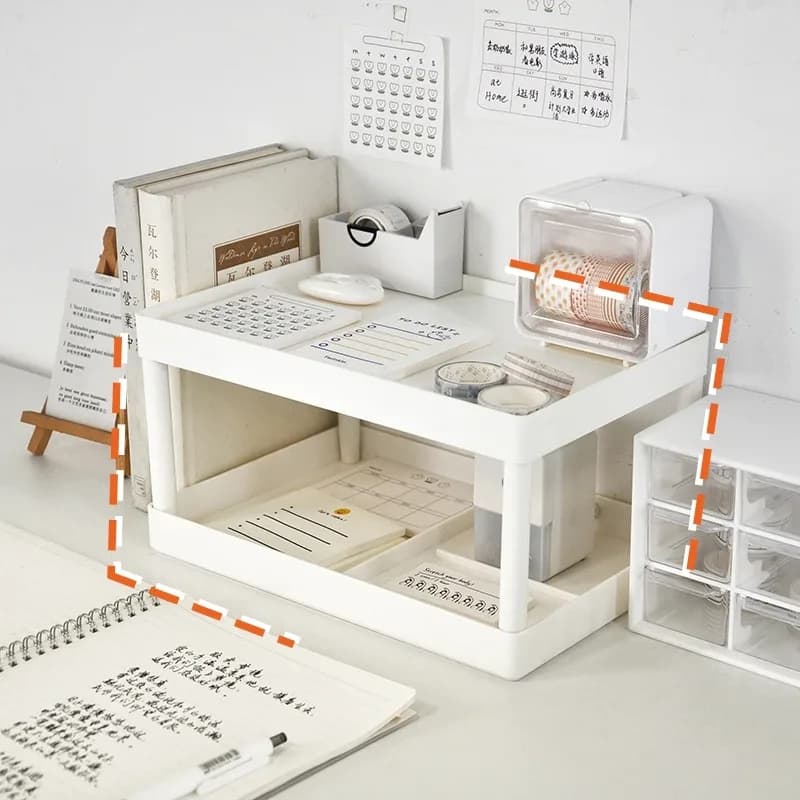 Organisateur de bureau à deux niveaux slide 5