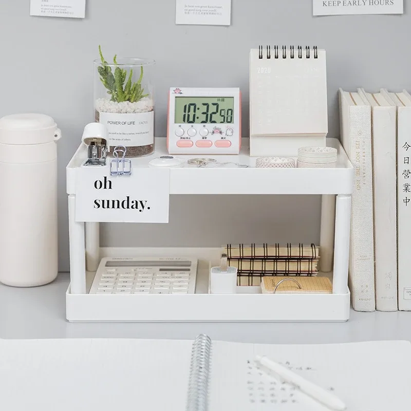 Organisateur de bureau à deux niveaux