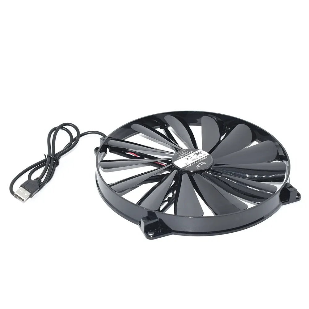 Ventilateur de refroidissement USB pour ordinateur portable - 200 x 200 x 20 mm - 5V 0,30A - Modèle A20020-07CA-2JN-F1 slide 5