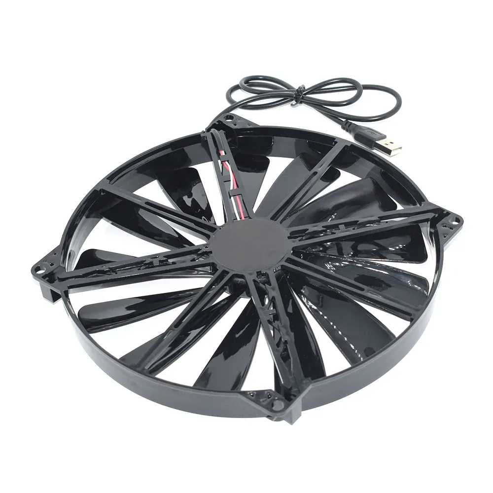 Ventilateur de refroidissement USB pour ordinateur portable - 200 x 200 x 20 mm - 5V 0,30A - Modèle A20020-07CA-2JN-F1 slide 4