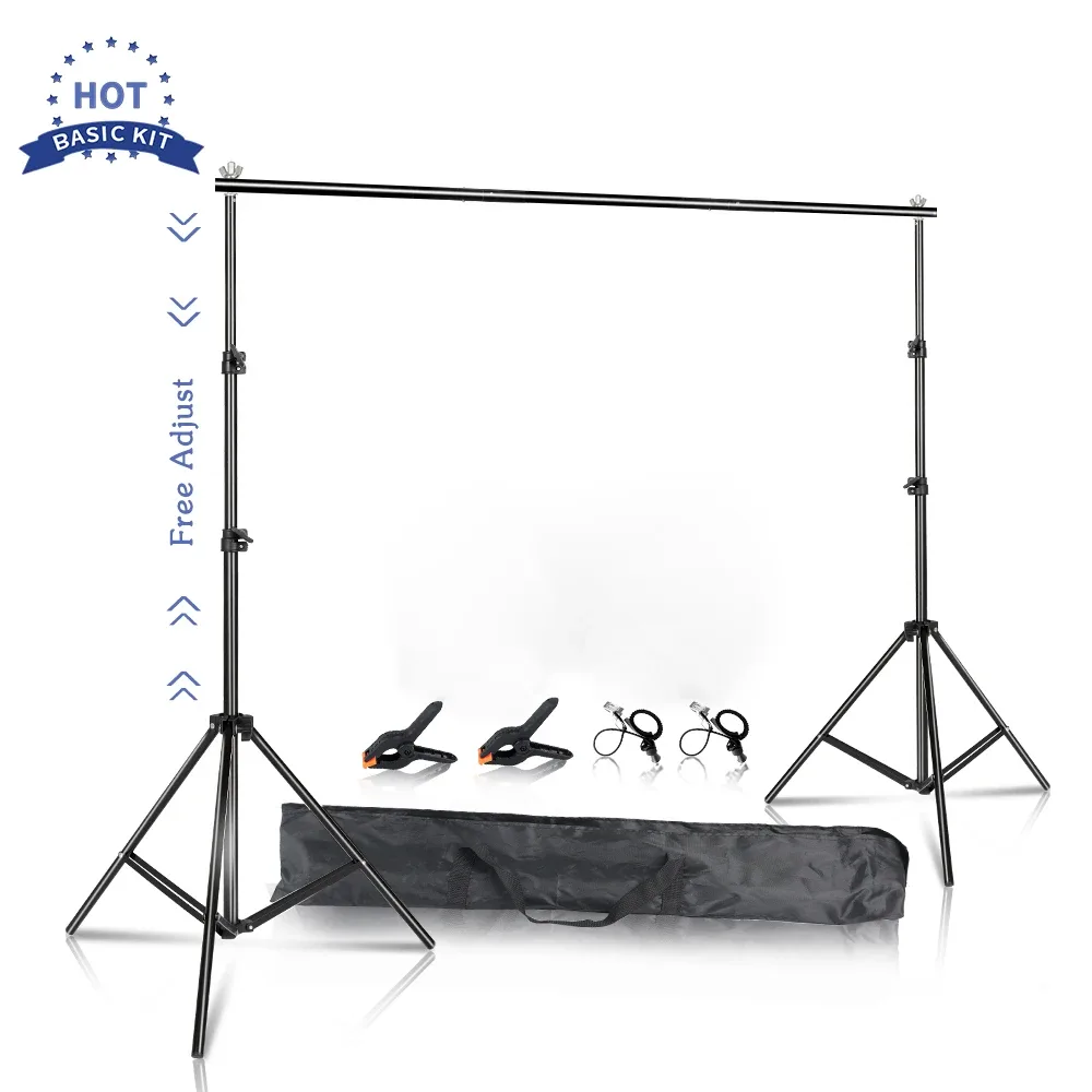 Kit de support d'arrière-plan pour studio photo slide 7