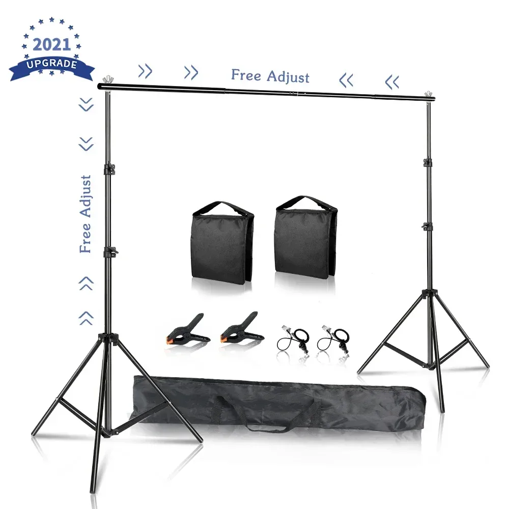 Kit de support d'arrière-plan pour studio photo slide 11