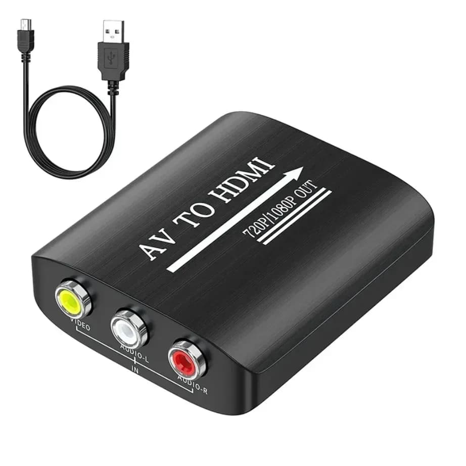 Convertisseur RCA AV vers HDMI - Adaptateur 1080p pour PS1/PS2/PS3, Xbox, Wii, N64 et Magnétoscope slide 7