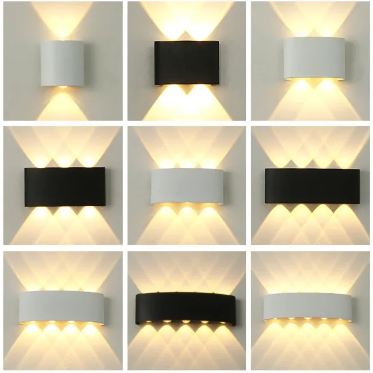 Applique murale LED bidirectionnelle design - Intérieur et Extérieur - Image 2