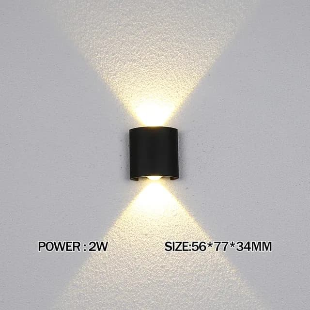Applique murale LED bidirectionnelle design - Intérieur et Extérieur slide 7