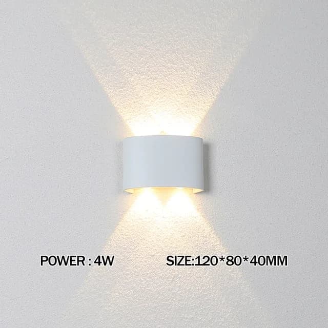 Applique murale LED bidirectionnelle design - Intérieur et Extérieur slide 8