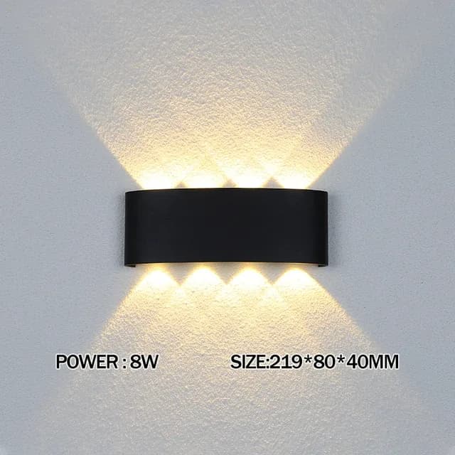 Applique murale LED bidirectionnelle design - Intérieur et Extérieur slide 15