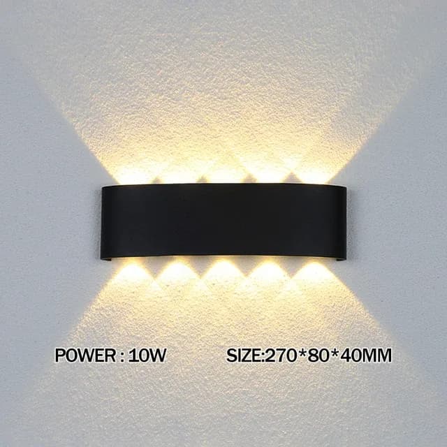 Applique murale LED bidirectionnelle design - Intérieur et Extérieur slide 12