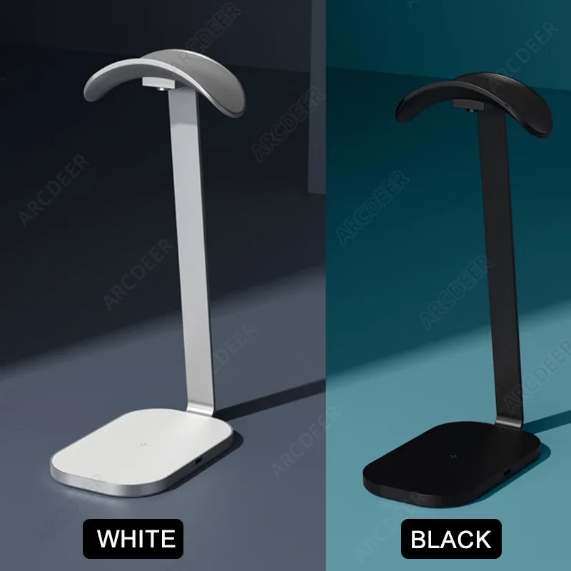 Support de casque universel en aluminium avec chargeur sans fil - Image 6