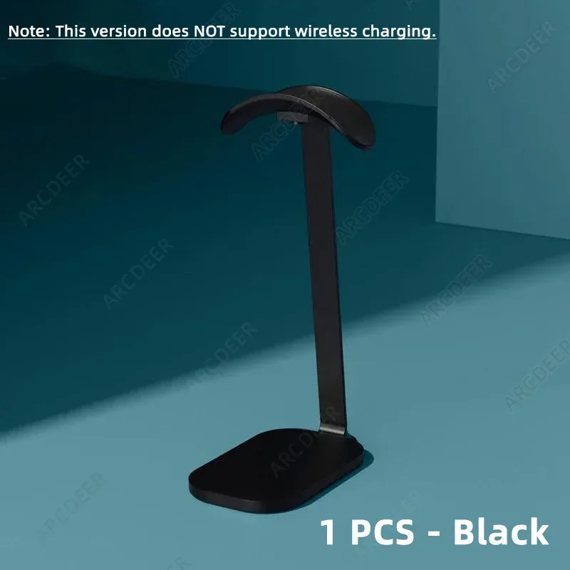 Support de casque universel en aluminium avec chargeur sans fil slide 9