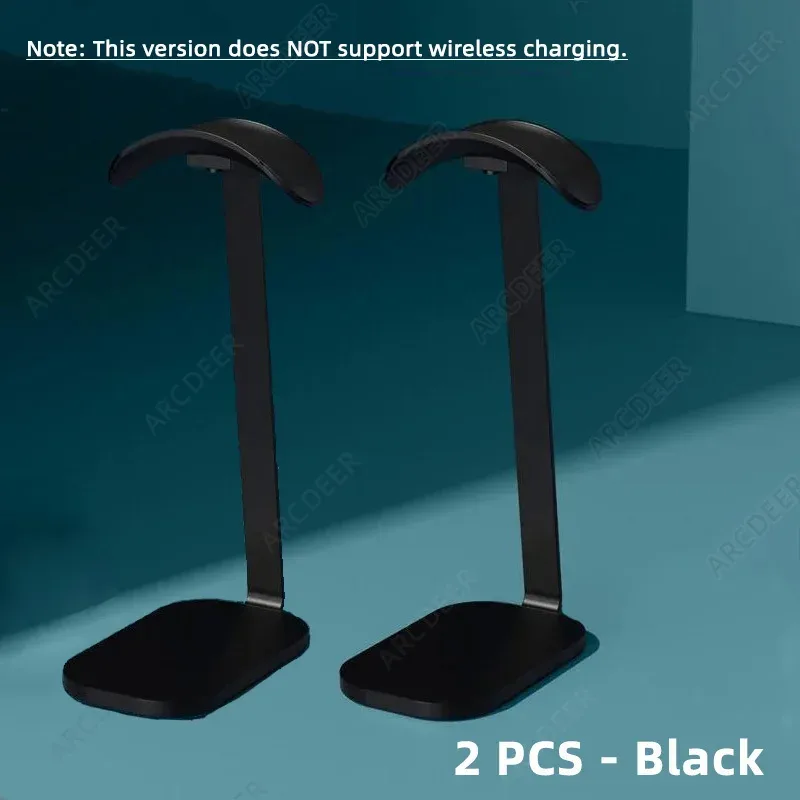 Support de casque universel en aluminium avec chargeur sans fil slide 8