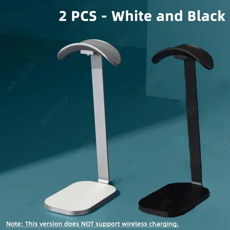 Support de casque universel en aluminium avec chargeur sans fil slide 7