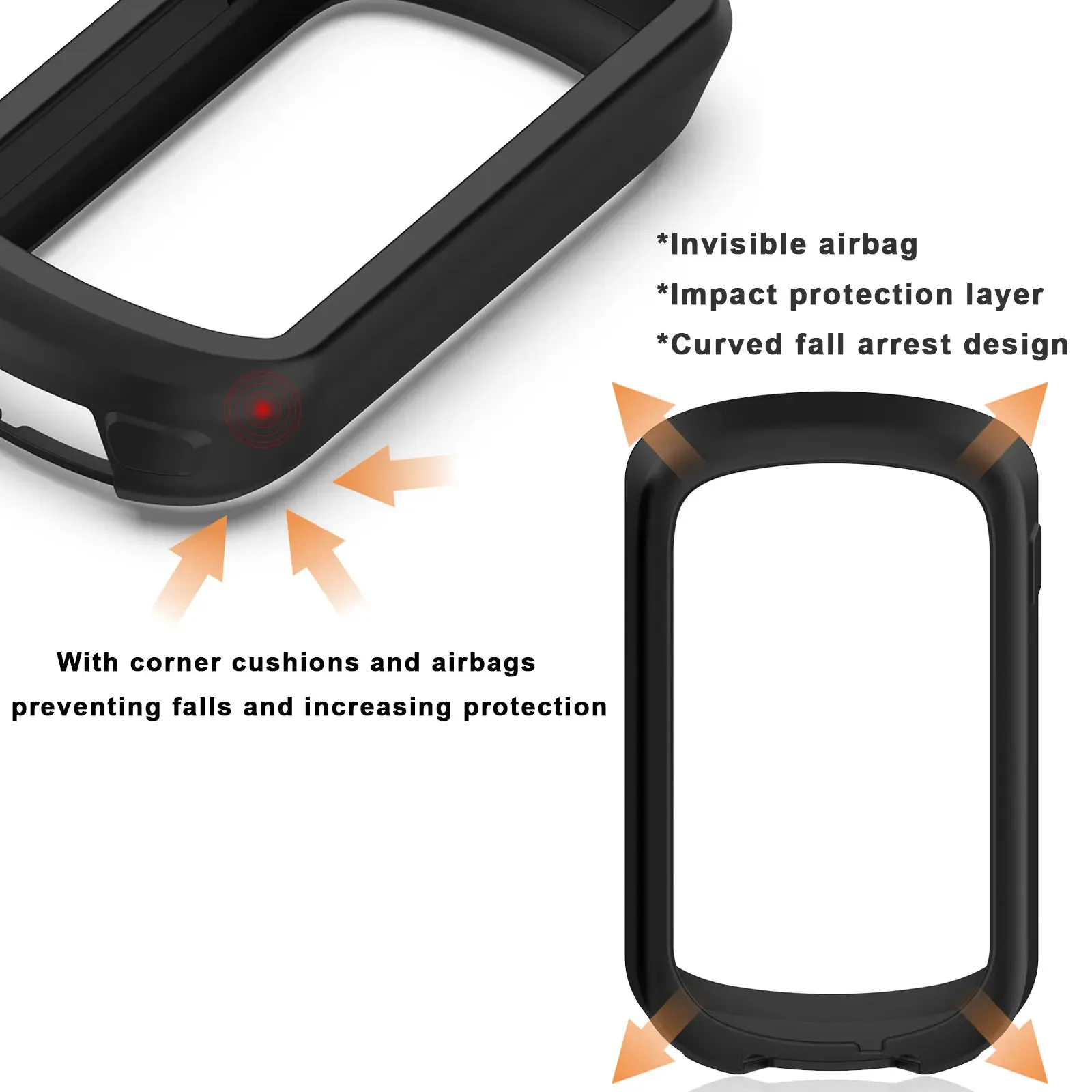 Coque en Silicone et 2 Protections d'Écran en Verre Trempé pour Garmin Explore 2 slide 4