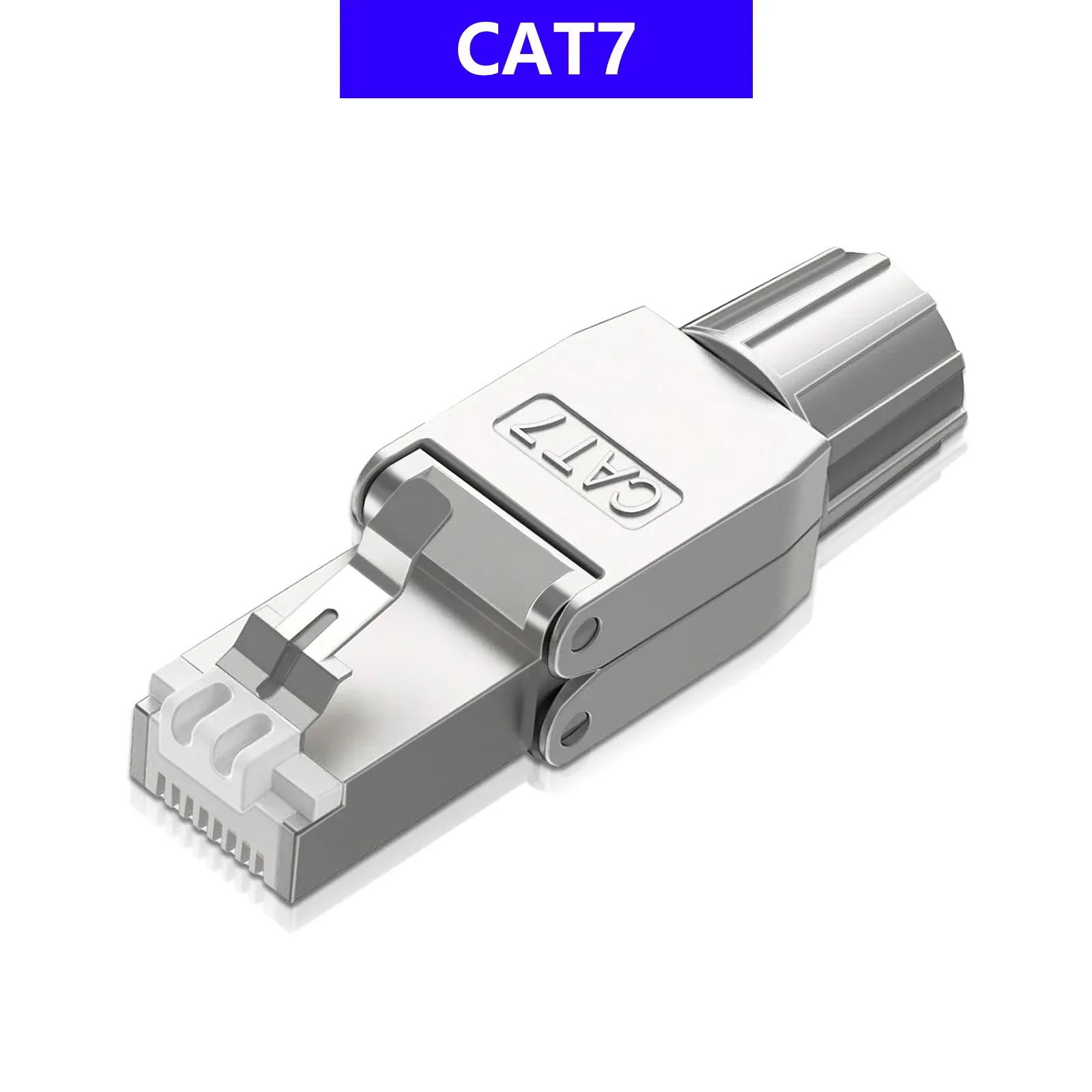 Connecteur RJ45 ZoeRax Cat8/Cat7/Cat6A, Prise de Terminaison Métallique sans Outil (22-24 AWG) slide 8