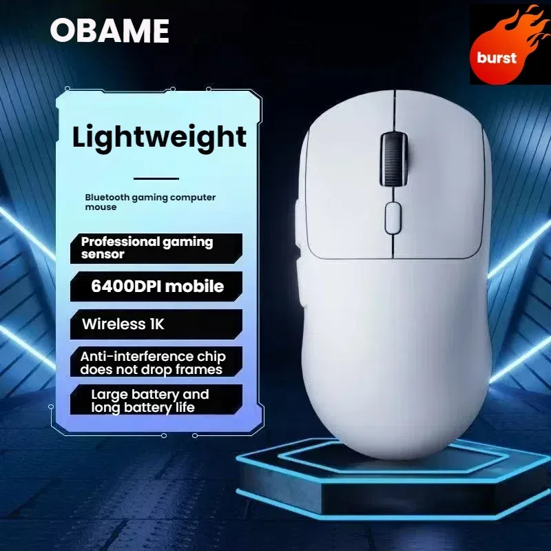 Souris gaming sans fil M348 - Bluetooth & 2,4 GHz - 6400 DPI - Batterie longue durée - Image 1