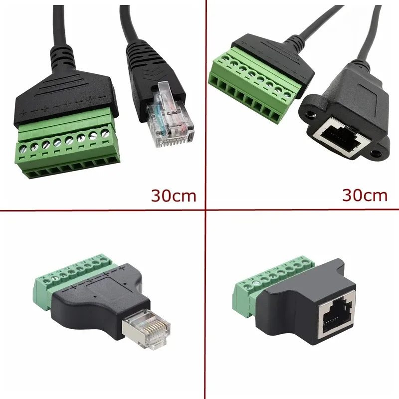 Connecteur Ethernet RJ45 Mâle/Femelle pour DVR de Vidéosurveillance