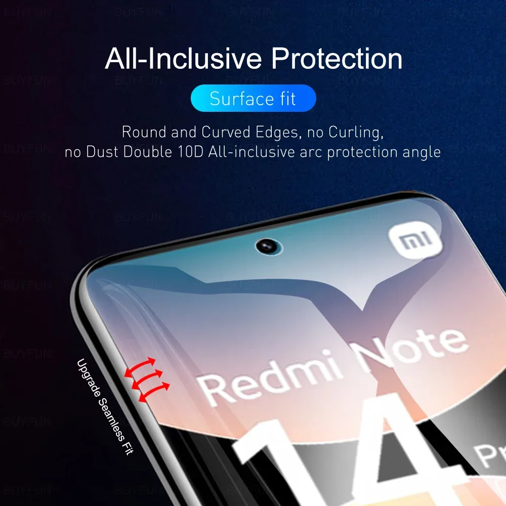Film de Protection Hydrogel et Protection Caméra pour Redmi Note 14 / 15 Pro et Pro+ slide 2