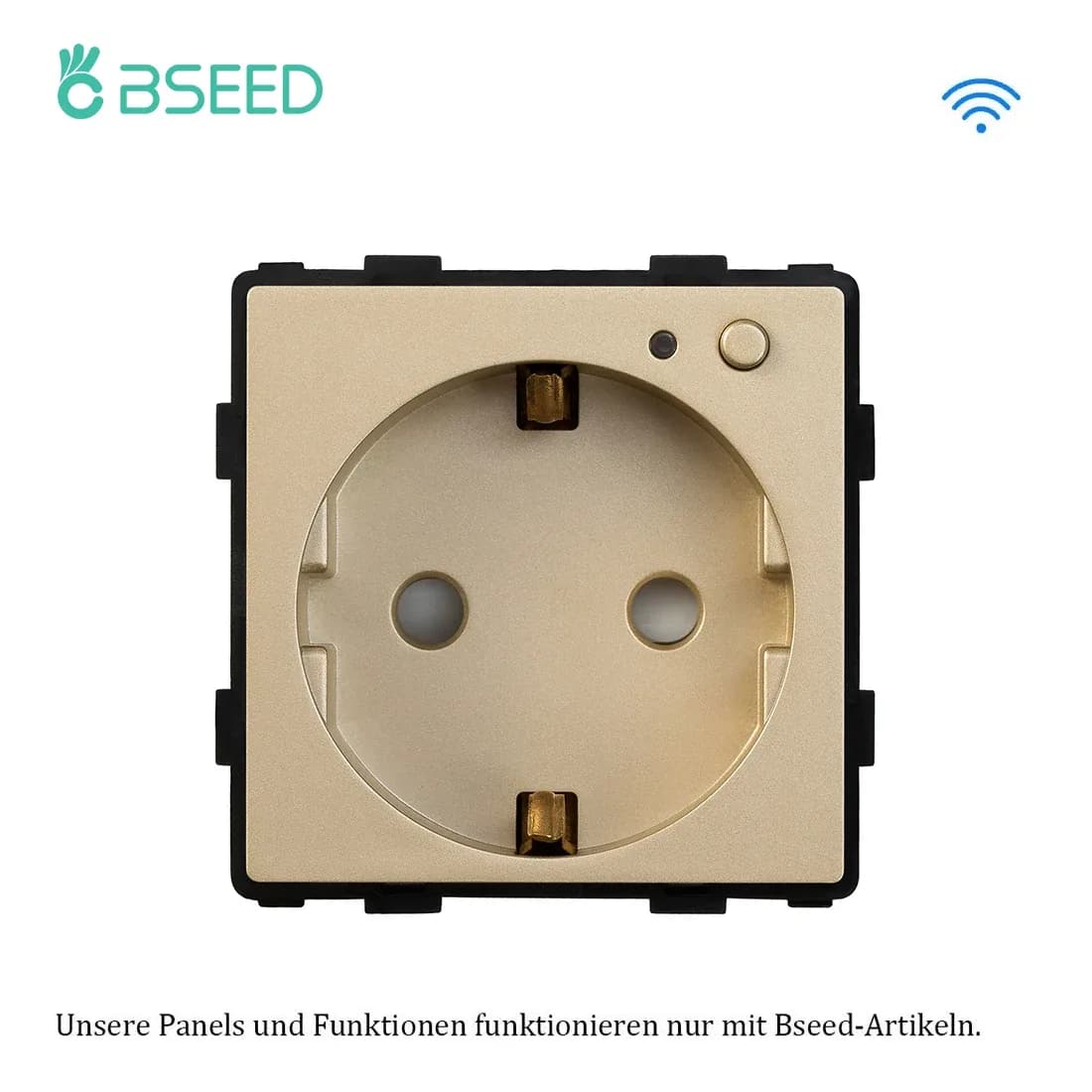 Prise électrique connectée BSEED – Standard UE – Module sans cadre compatible Tuya et Alexa slide 6