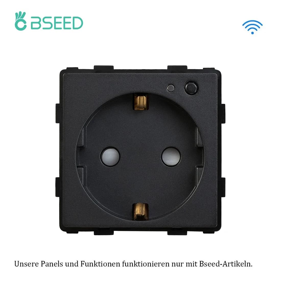 Prise électrique connectée BSEED – Standard UE – Module sans cadre compatible Tuya et Alexa slide 4
