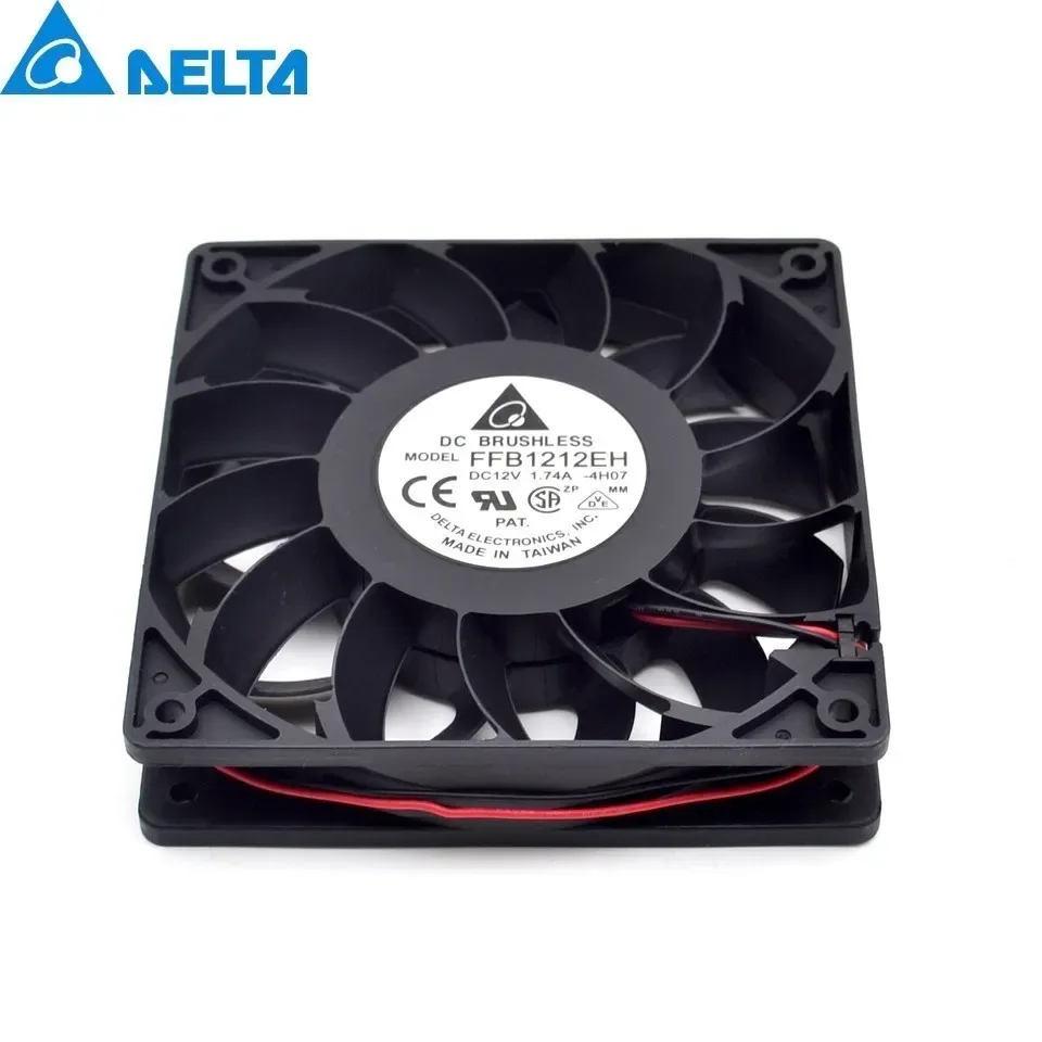 Ventilateur Delta FFB1212EH - 120x120x25mm, 12V, 1,74A, Roulement à billes slide 6