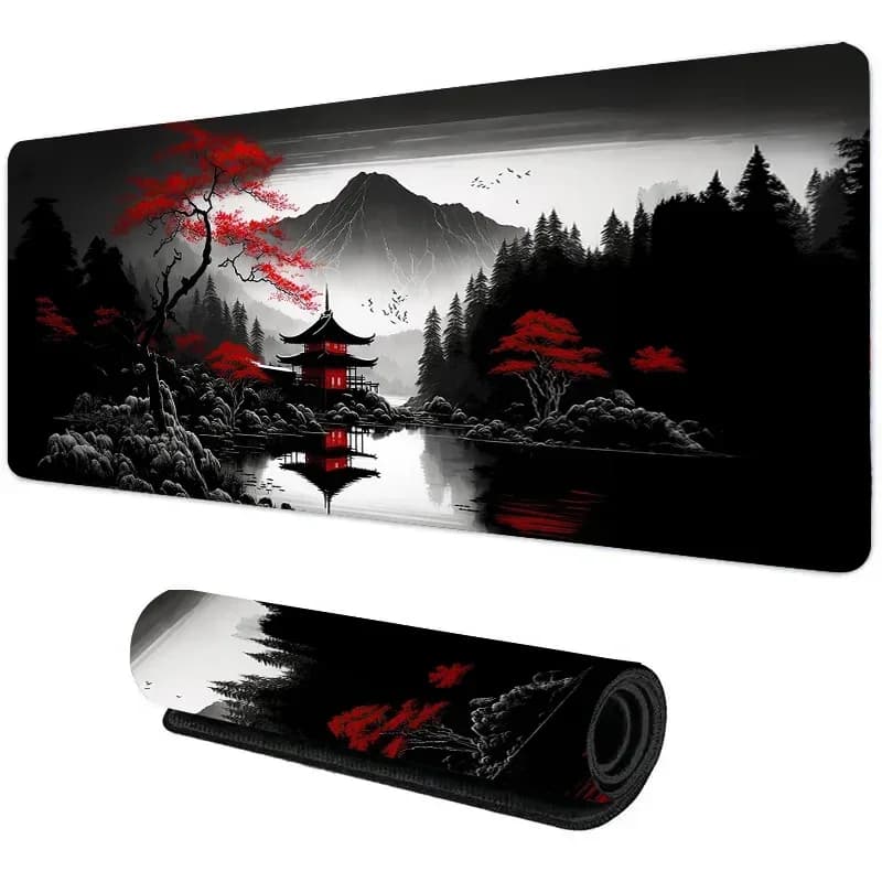 Tapis de souris XXL Clair de lune - 900 x 400 mm - Antidérapant - Image 4