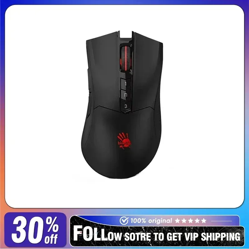 Souris gaming sans fil Bloody R90 PLUS - RGB, ergonomique et programmable - Image 1