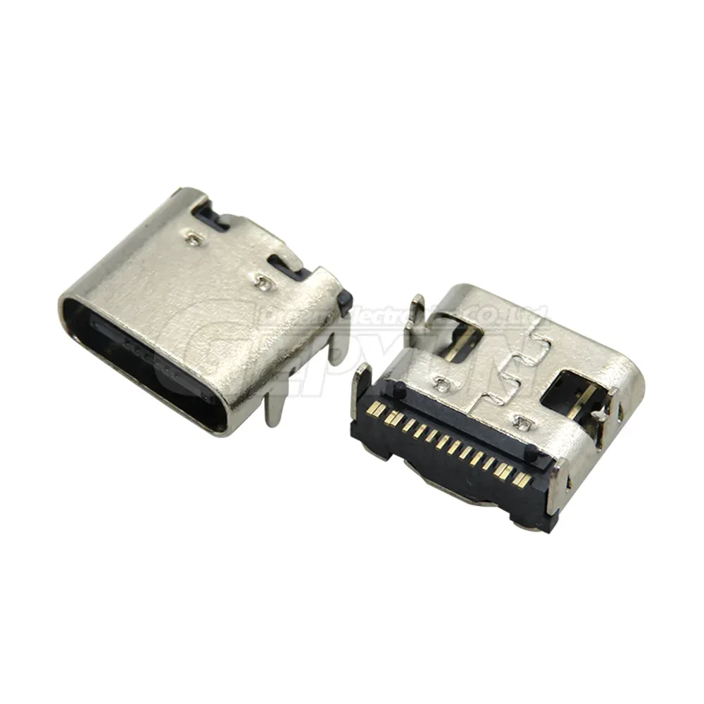 Lot de 10 connecteurs USB-C 3.1 femelles SMT (6, 16 ou 24 broches) - Image 4