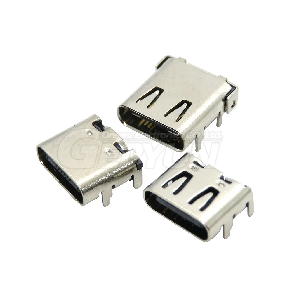 Lot de 10 connecteurs USB-C 3.1 femelles SMT (6, 16 ou 24 broches) - Image 2