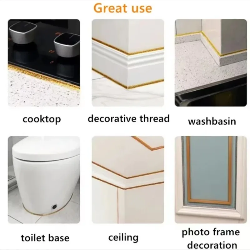 Ruban d'étanchéité auto-adhésif pour cuisine et salle de bain - Image 4