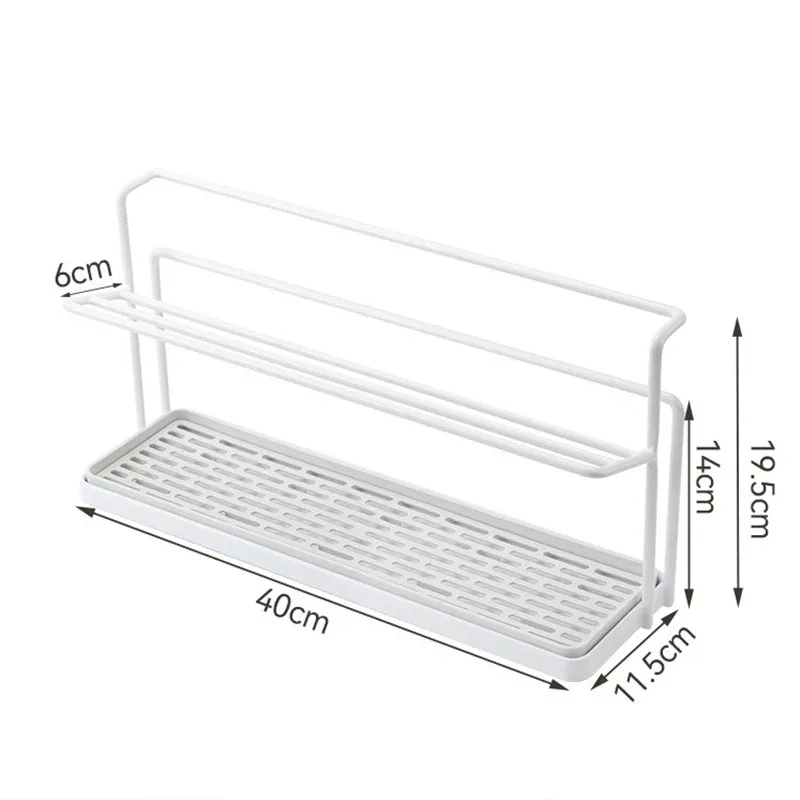 Organisateur de tasses avec plateau d'égouttement pour plan de travail - Image 2