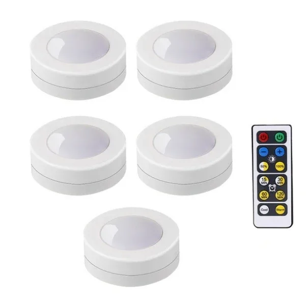 Spot LED sans fil à piles avec télécommande pour dessous de meuble, cuisine et placard slide 9