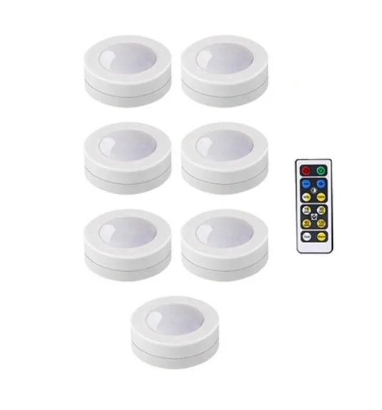 Spot LED sans fil à piles avec télécommande pour dessous de meuble, cuisine et placard slide 11