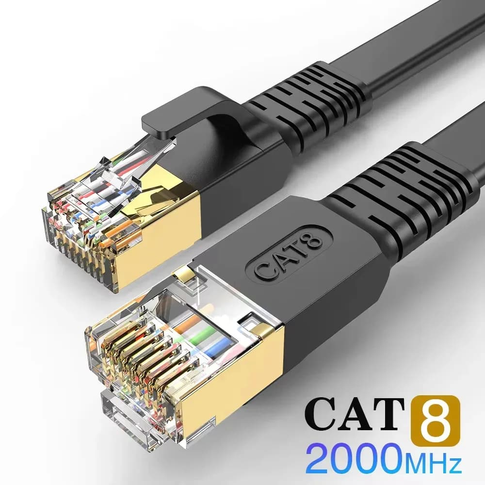 Câble Ethernet RJ45 Catégorie 8 Plat - 40 Gbps, 2000 MHz slide 7